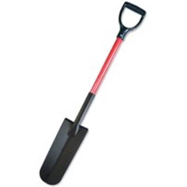 Bully Tools Drain Spade Shovel, Fiberglass Pro Handle W/ D-Grip 7774276
